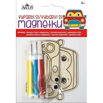 kreativní sada Vybarvi si magnetku Auto