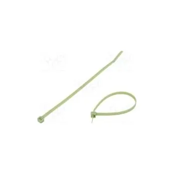 Datový kabel Cable tie L 188mm W 4.8mm polypropylene 133N green Ømax 48mm