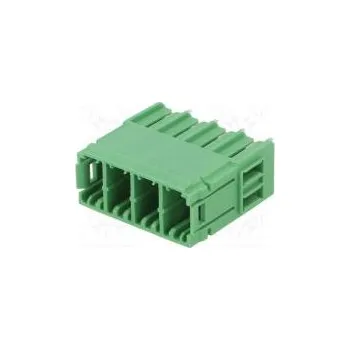 Elektrická zásuvka Rozpojovací svorkovnice 7,62mm póly 4 přímý zásuvka vidlice