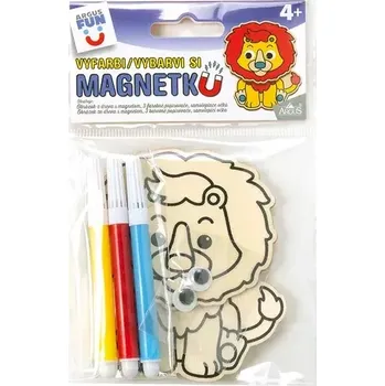 omalovánky Vybarvi si magnetku Lev