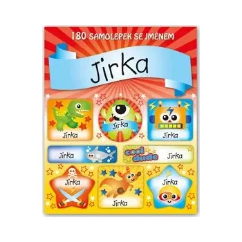samolepka Veselé nálepky samolepky se jménem Jirka
