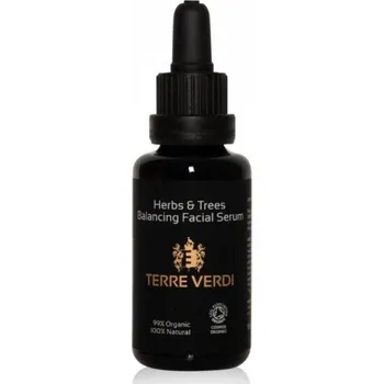 Pleťové sérum Terre Verdi Herbs & Trees - bio vyrovnávací sérum pro mastnou a kombinovanou pleť