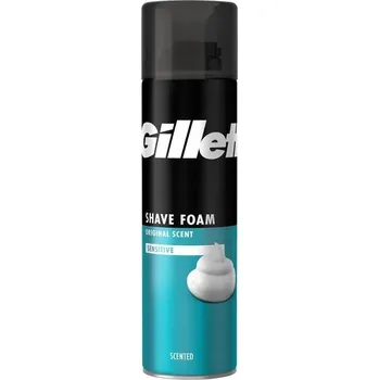 Gillette Sensitive pěna na holení pro citlivou pleť 200 ml