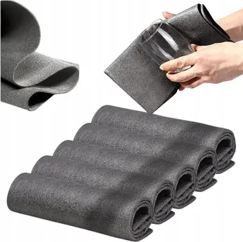 Utěrka Utěrka z mikrovlákna TLF v balení 5 ks, šedý