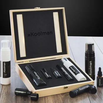 Kosmetická sada Sada Essentials Trio - dárkové balení v luxusní dřevěné krabici