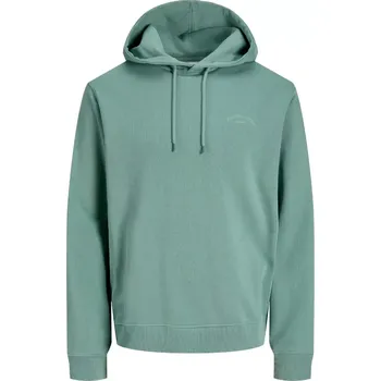 Pánská móda Velká pánská mikina přes hlavu s kapucí Jack & Jones 12295989 mátová (6XL)