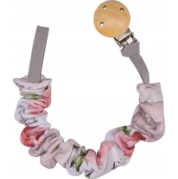 Látkový klip na dudlík se vzorem květin Baby In World