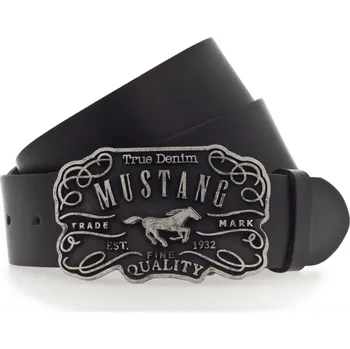 Oblečení a móda Pánský kožený pásek Mustang MG2117L15-0791 černý velikost 110 cm, MUSTANG