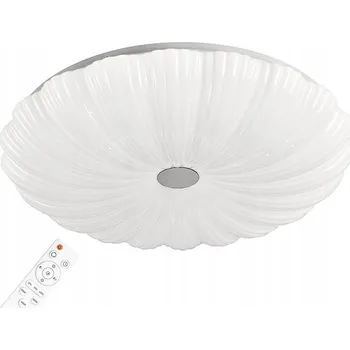 Stropní Svítidlo Polux kulatý bílý 49 cm s proměnnou barvou světla 36 W a dálkovým ovládáním