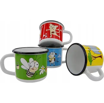 ELO-POL Smaltovaný hrnek KIDS 10 cm 750 ml mix barev dekorativní