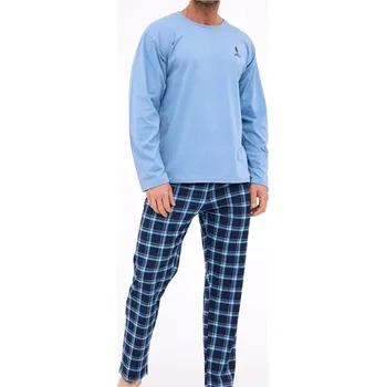 Pánské pyžamo Cornette pánské pyžamo 124/308 Sequoia dlouhý rukáv, velikost L