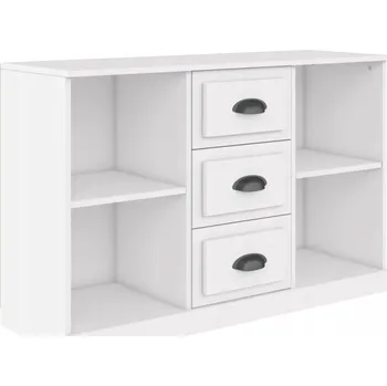 Koupelnový nábytek Klasická bílá skříňka 104,5 x 35,5 x 67,5 cm z dřevěného kompozitu