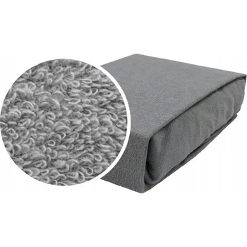 Prostěradlo Froté Prostěradlo Babymam šedé 120x60cm