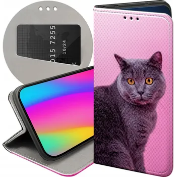 Pouzdro na mobilní telefon Pouzdro s klopou Hello Case pro realme 8 5G, růžové