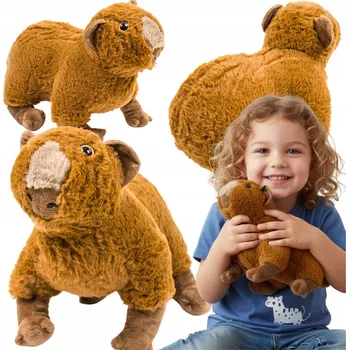 plyšák VELKÝ MEDVÍDEK KAPYBARA PLYŠÁK KAPYBARA HRAČKA DÁREK PLYŠOVÝ MAZLÍČEK PŘÍTULNÍČEK