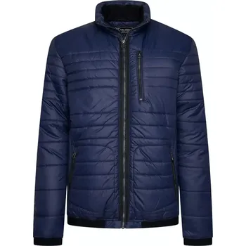 Pánská bunda Velká pánská lehká prošívaná bunda Kam KV142 tmavě modrá (2XL)