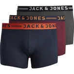 Pánské velké boxerky 3 kusy Jack & Jones 12147592 multi (6XL)