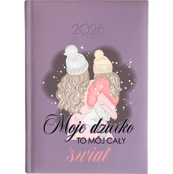 Kalendář Knižní kalendář 2026 A5 FunnyCase fialový