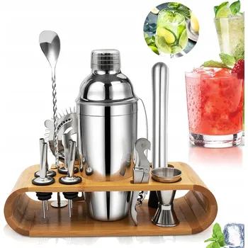 Shaker BARMANSKÁ SADA SHAKER NA KOKTEJLY DRINKY ŠEJKR STOJAN