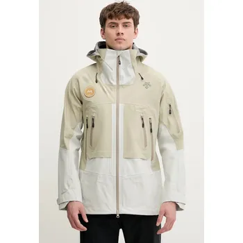 Lyžařská bunda Descente SHELL 3L JACKET Marco Odermatt DW5FWB30MU béžová 80X, vel. S