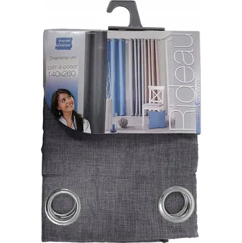 Obraz ZÁVĚS NA KOLEČKÁCH šedý do obýváku 140x260cm