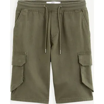 Pánské oblečení Celio Kraťasy Boribm s pružným pasem - Pánské Celio kaki 1933186