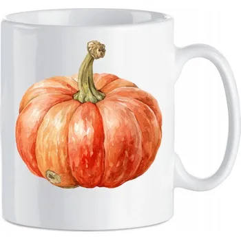 Keramický hrnek Dýně s moderním potiskem Dárek Zelenina Halloween