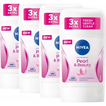 NIVEA Dámský antiperspirant v tuhé formě Fresh Flower 4 x 50 ml