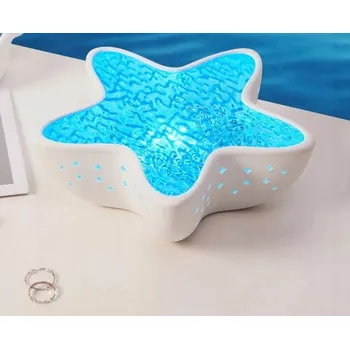 Lampička NOČNÍ LAMPA DEKORATIVNÍ HVĚZDICE 7 BAREV USB TYPE-C 1200MAH