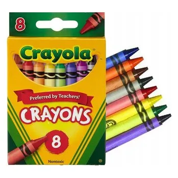 Netoxické Voskovky pro děti do školy Pastelky Crayola 8 barev