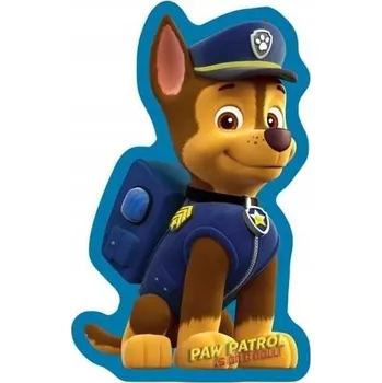 Polštář Tlapková patrola Polštář ve tvaru psa Chase Plyšová Hračka Čejs 3D Pejsek Policista