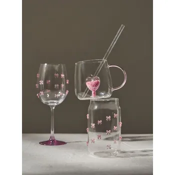 Sinsay - Skleněný hrnek s valentýnským motivem - clear - 759IH-CLR - 759IH-CLR-ONE