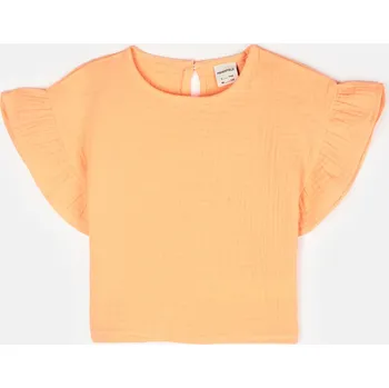 Dívčí oblečení GATE Bavlněný top s volánky 4Y 8354002/35