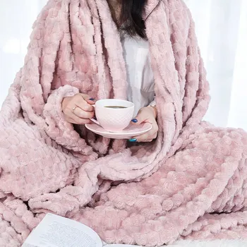 Prostěradlo Deka Markizeta z mikrovlákna 220 cm x 200 cm růžová