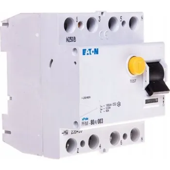 Jistič Proudový chránič Eaton 400 V IP44 80 A