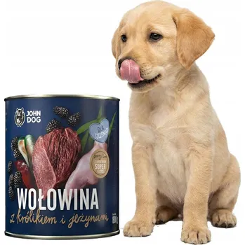 Krmivo pro psa Vlhké krmivo pro psy John Dog hovězí bez obilovin 800 g