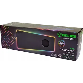 Podložka pod myš Herní podložka pod myš BATTLETRON XXL RGB APP SMART CONNECT