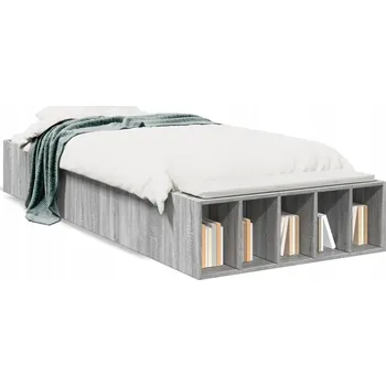 Postel Rám postele šedý dub sonoma 215,5x78x30 cm