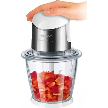 Sekáček Potravin na potraviny Sencor SCB 6150 800 W 1,5 l, sekání zeleniny a ovoce