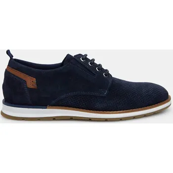 Pánské polobotky Baťa pánské semišové polobotky modré, vel. 41