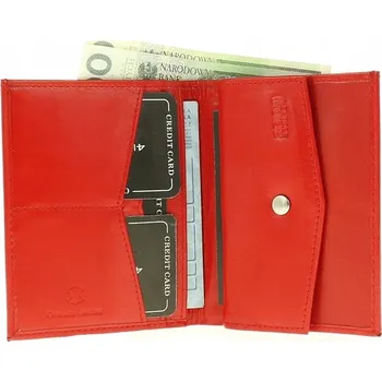 Pouzdro na doklady Solier , přírodní kůže