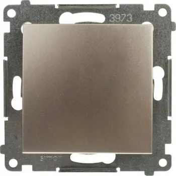 vypínač Jednopólový vypínač pod omítku Kontakt-simon zlatý DW1.01/44