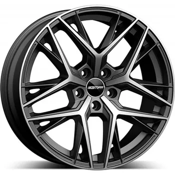 Alu kolo GMP Alu Kola Gmp Lunica 7.5x19 5x100 ET35, 38 Matt Anthracite Diamond 57.1