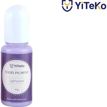 Tekutý pigment solid color YiTeKo Light purple 15 10ml