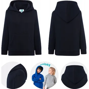 Chlapecká mikina Dětská mikina JHK polyester modrá, velikost 128