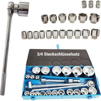 Sada nářadí Sada nástrčných klíčů, matic, ráčen pro nákladní automobily, 19-70 mm, 25 dílů, BITUXX M19502