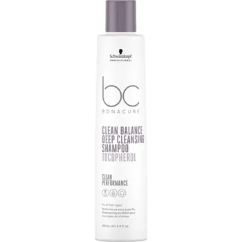 Kosmetika SCHWARZKOPF PROFESSIONAL PO Schwarzkopf Professional BC Clean Balance Deep Cleansing Shampoo 250ml DATUM VÝROBY