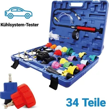 Nářadí pro automobil Bituxx 34dílná sada testeru chladicího systému - tlakové zkoušky těsnosti a plnění chladiče M19592