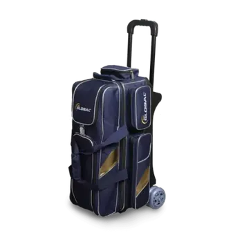 Taška na bowlingovou kouli TRACK 3 BALL ROL DE LUXE MODRA ŽLUTA