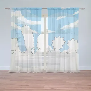 Záclona Sablio Záclony Cartoon 1: 2ks 150x250cm